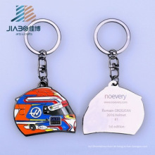 Promotion-Geschenk-kundenspezifischer harter Email-Sturzhelm Keychain